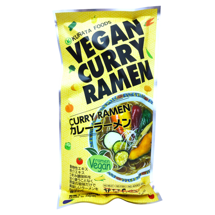 クラタ食品　ヴィーガンカレーラーメン乾麺 2X80g