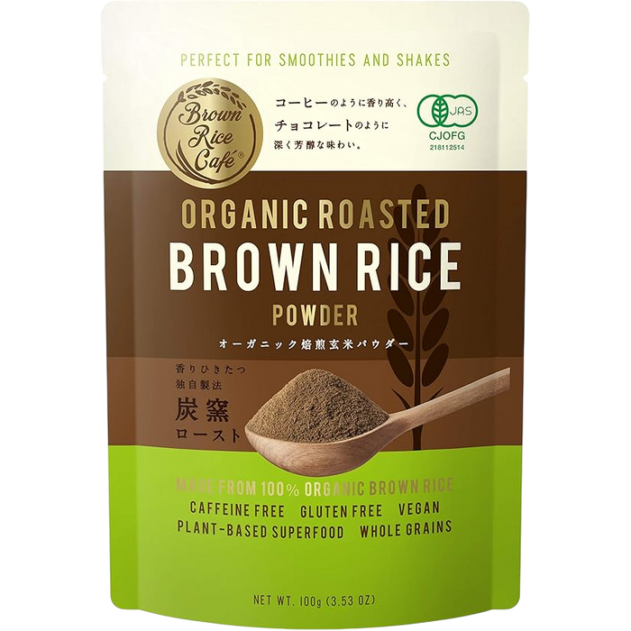 Brown Rice Cafe - Bio (JAS-zertifiziert) geröstetes Naturreispulver 100 g