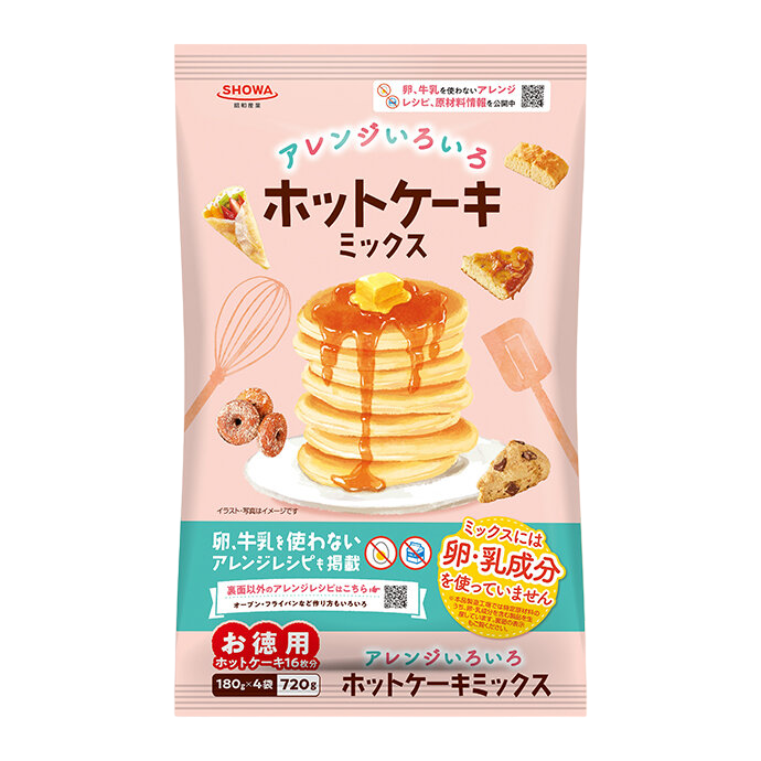 昭和 - アレンジいろいろホットケーキミックス 4X180g