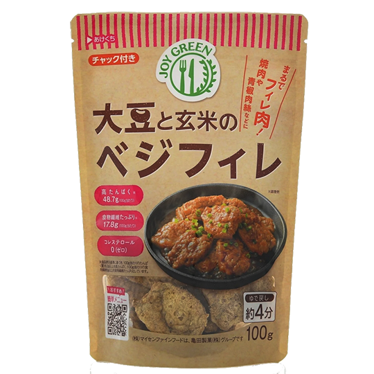 Maisen - Filetes de verduras de soja y arroz integral 100g