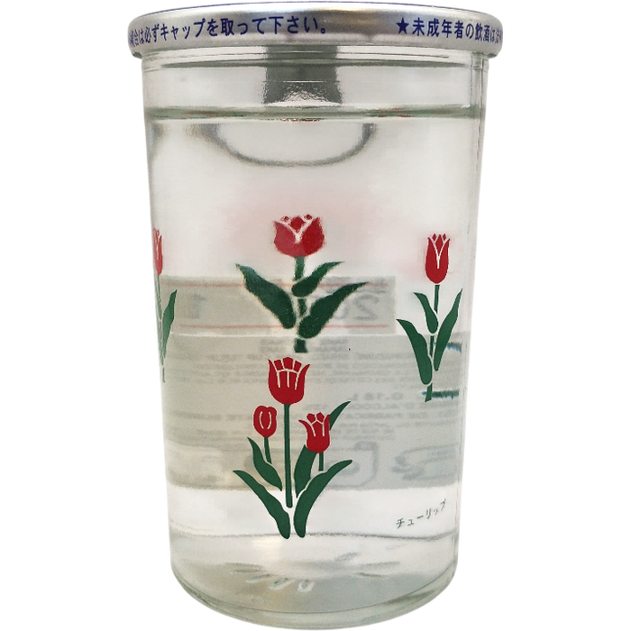 Yukisuzume Shuzo - Hime Cup con diseño de tulipán 15% 18cl