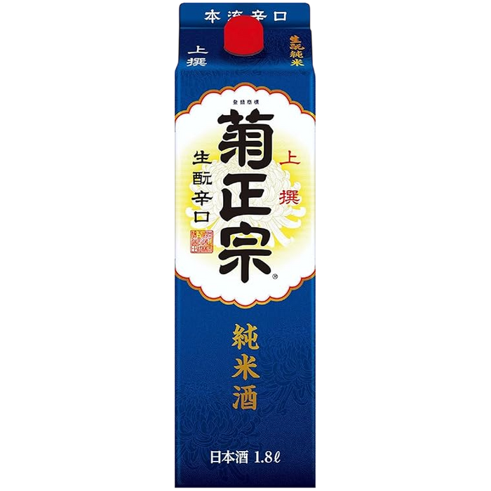 菊正宗　純米生もとパック　１５％ 1,8L