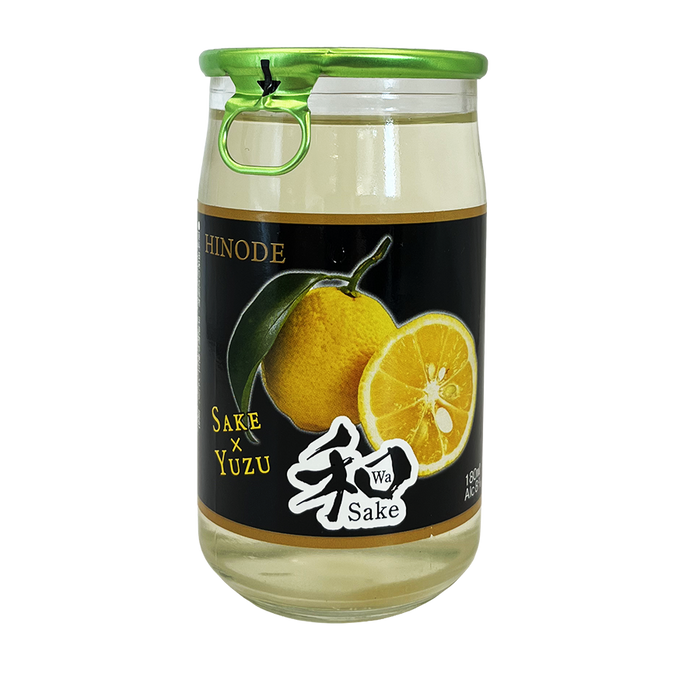 Hinode - Sake de yuzu 8,9 % en vaso 180 ml