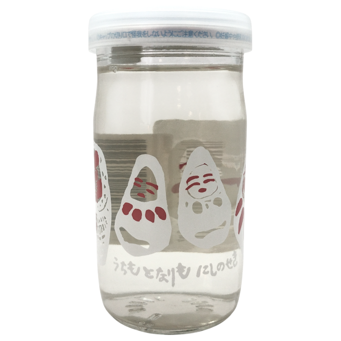 Nishinoseki – Daruma handwerklich hergestellter Junmai-Sake 15 % 180 ml