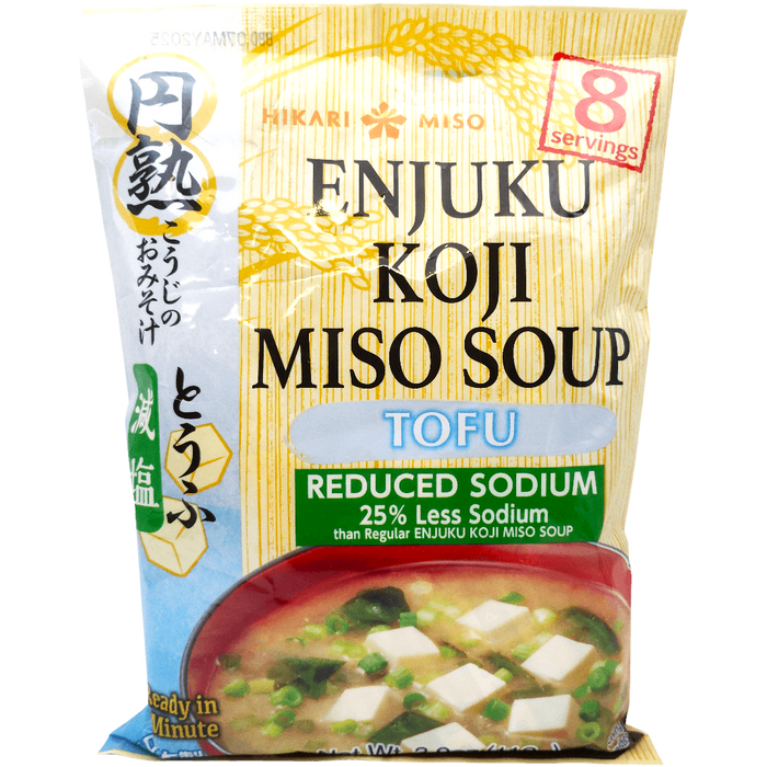 Hikari Miso - Sopa de Miso Enjuku Koji con Tofu Baja en Sodio 8x14g