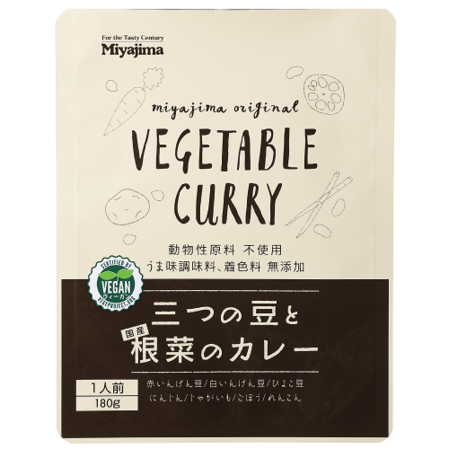 Miyajima Shoyu - Sauce Curry de trois haricots et de légumes racines 180g