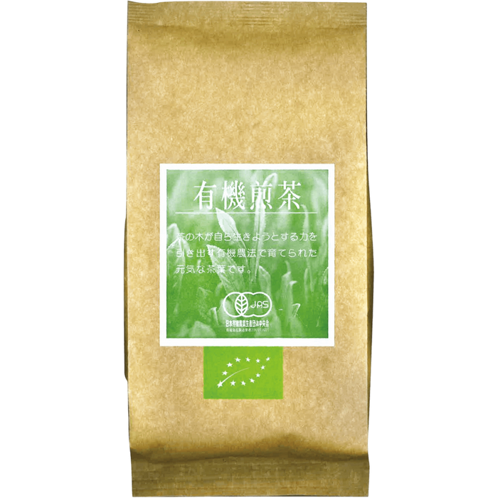 浜佐商店ＪＡＳ　ＢＩＯ有機煎茶２００クラフト袋