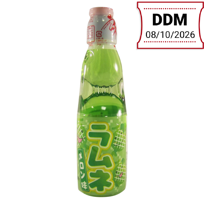 Hata kosen - Limonade Japonaise Ramune Melon 200Ml DDM 08/10/26