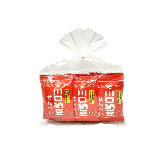川口納豆 - 川口納豆せんべい　6枚入 60G