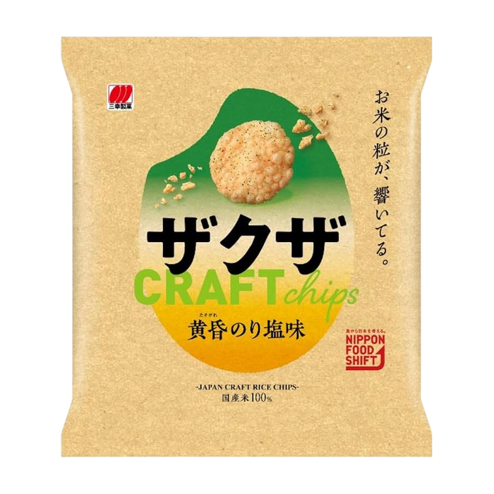 Sanko - Zakuza Chips Tasogare Salt and nori flavor 66g