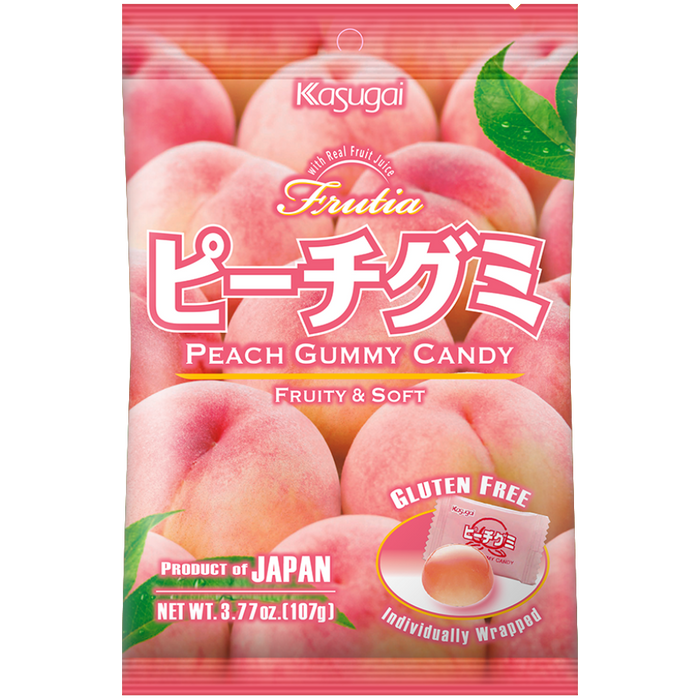 Kasugai - Peach Flavored Jelly Candy 107g