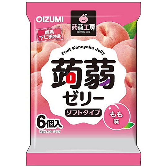 蒟蒻工房　蒟蒻ゼリーもも味 102g