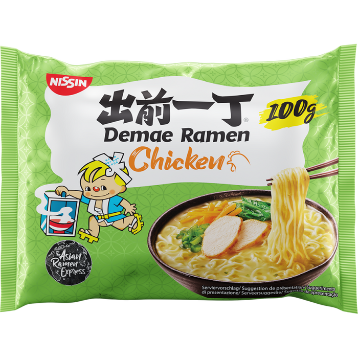 Nissin - Demae Chicken Ramen Noodles 100G/500ml