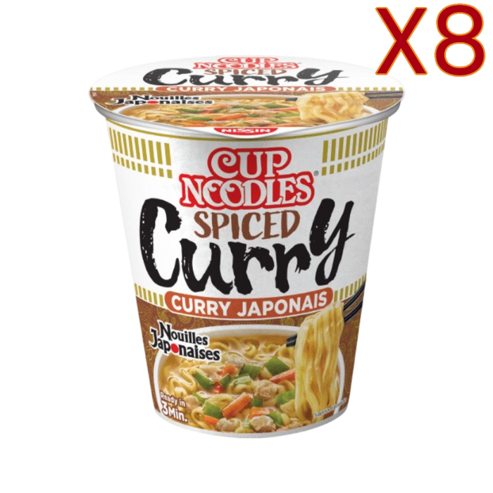Nissin - Curry Ramen Noodles 67g X8 BUNDLE