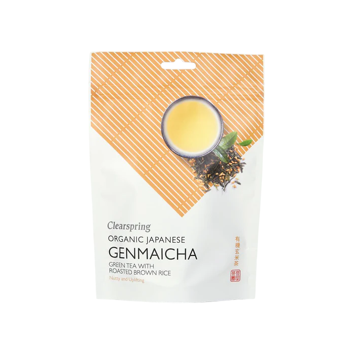 Clearspring 有機日本産玄米茶（リーフティー）90g