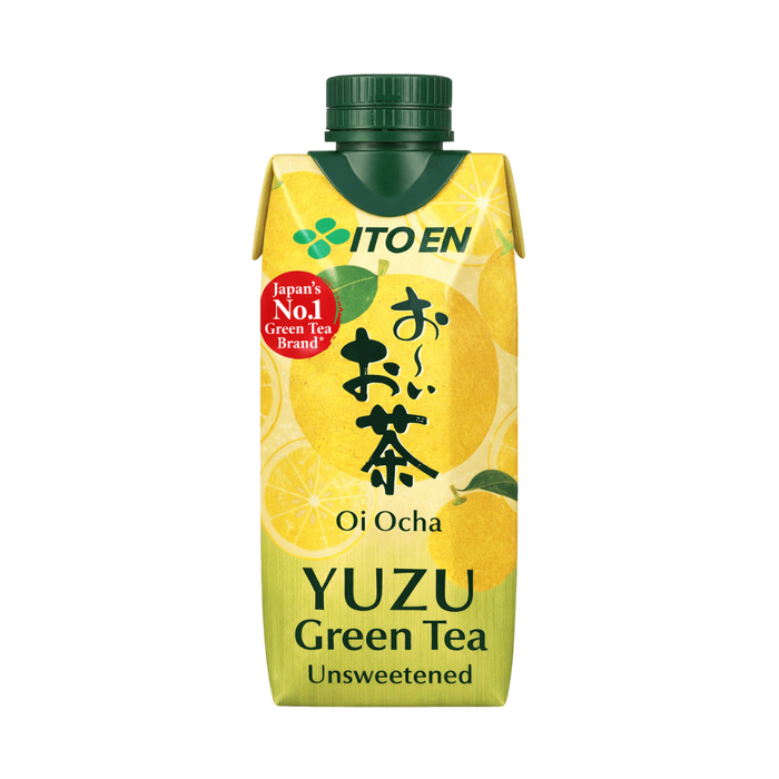 Ito En - Oi Ocha Matcha Yuzu Grüner Tee Ungesüßt im Tetrapack 330ml