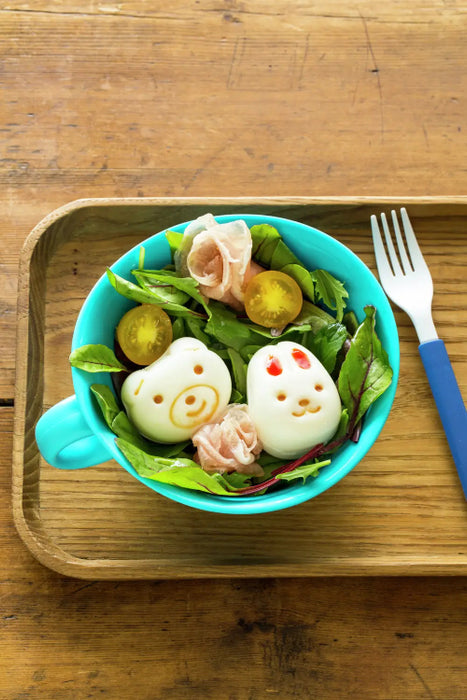 Rabbit and Bear hard-boiled egg mold