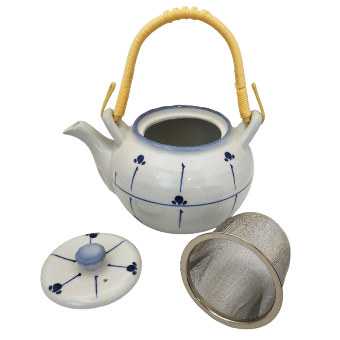 Porzellan-Teekanne mit Filter 720 ml