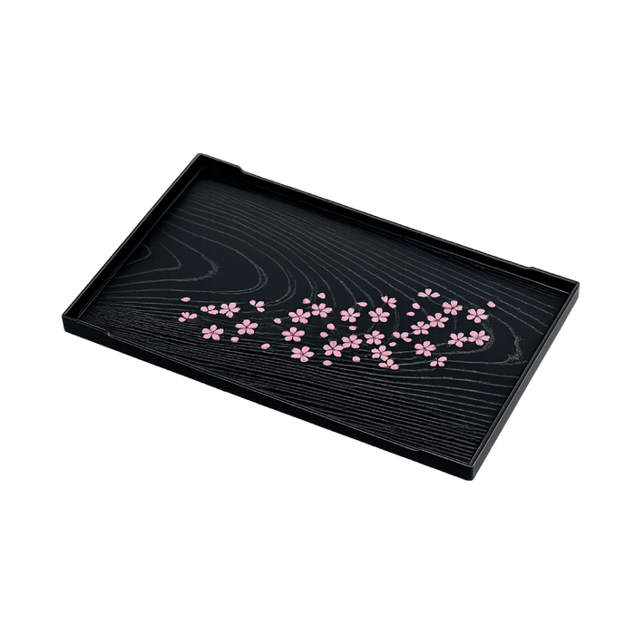 Japanisches Rechtecktablett Sakura 22,5 × 16 cm
