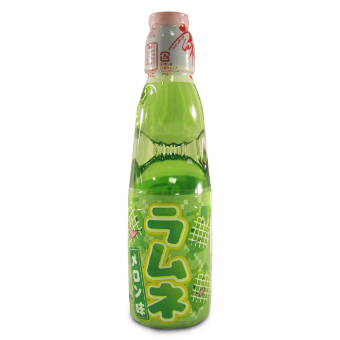 ハタ鉱泉　瓶ラムネ　メロン味