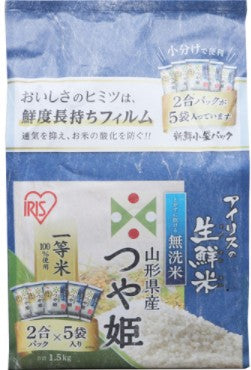 アイリスオーヤマ　生鮮無洗米山形県産つや姫２5x300g