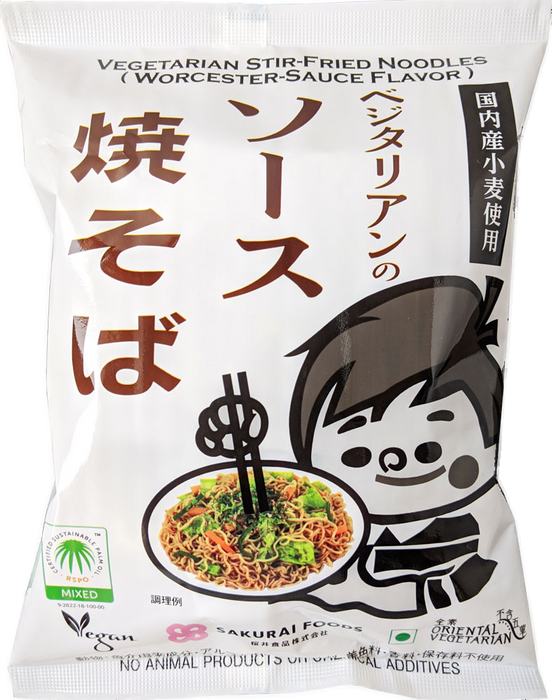 Sakurai Shokuhin - Yakisoba vegetariano con salsa 118g