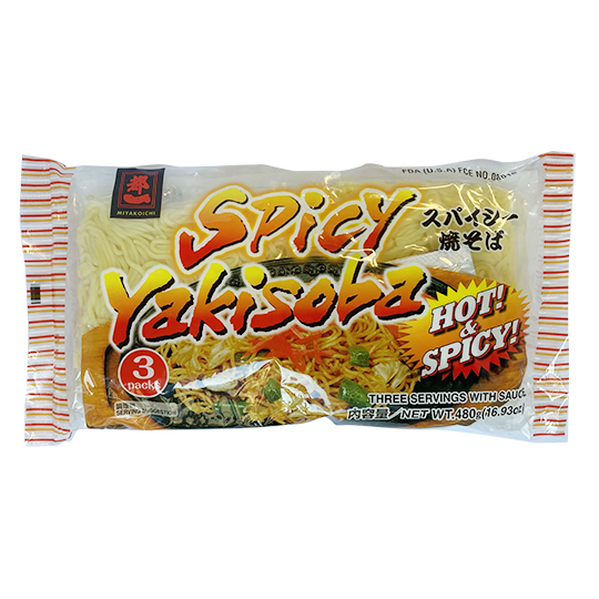 Yakisoba würzig 3x160g Nudeln