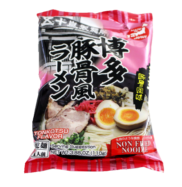 五十嵐製麺 - 博多豚骨ラーメン１食（アニマルフリー） 110g