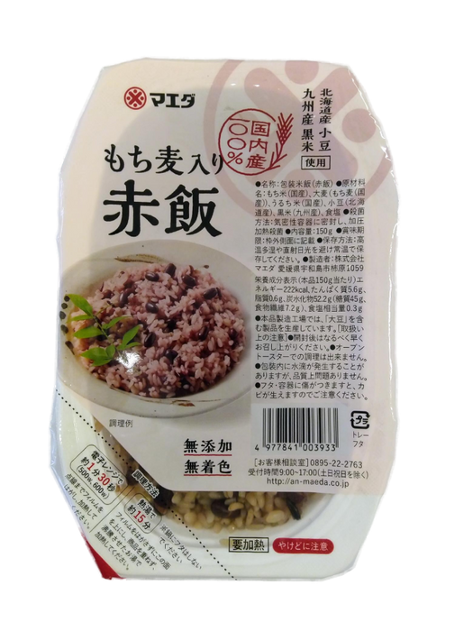 Maeda - Sekihan Red Rice with Azuki and Pearl Barley 150g