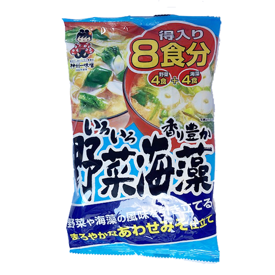 Shinshuichi - Sopa de miso instantánea con vegetales y wakame 156.4g