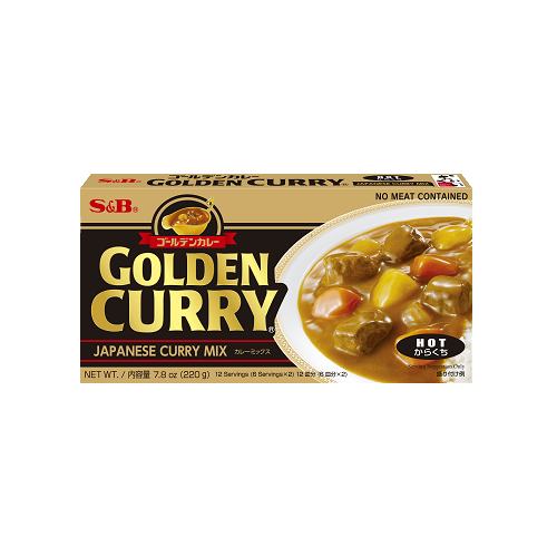 S&B - ゴールデンカレー ホット 220g
