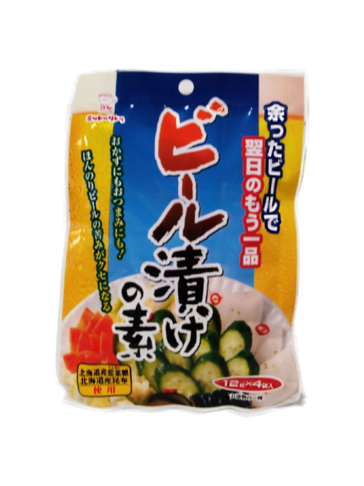 Nitto Shokuhin - Zubereitung für Tsukemono mit Bier 4x12g