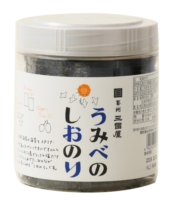 三國屋	うみべのしおのりパック（１０切８０枚） 120g
